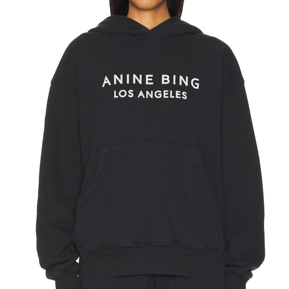 Anine Bing Black Hoodie